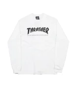 Лонгслив Trasher Black and White Chest Logo