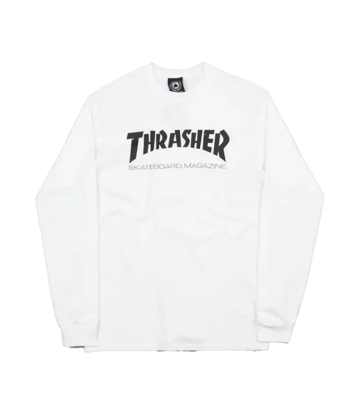 Лонгслив Trasher Black and White Chest Logo
