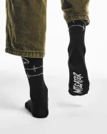 Anteater blk logo socks