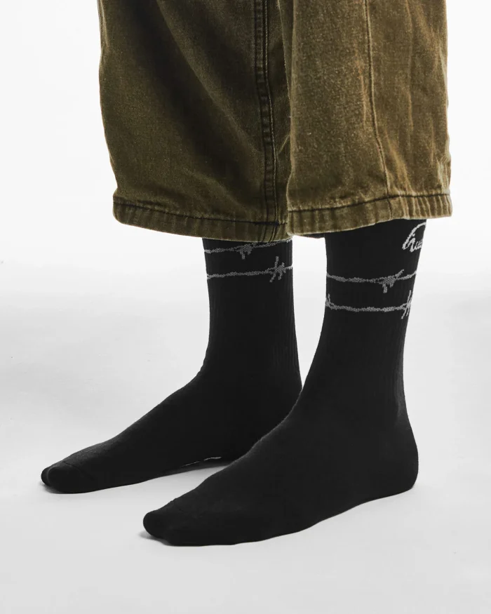 Anteater blk logo socks