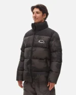 Down Jacket - print black