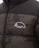 Down Jacket - print black