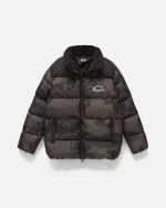 Down Jacket - print black