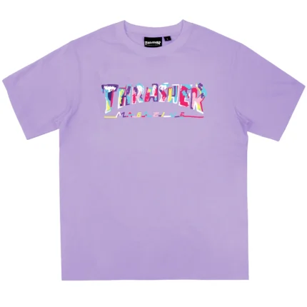 Футболка Thrasher Lollipop S/S T-Shirt Лавандовая