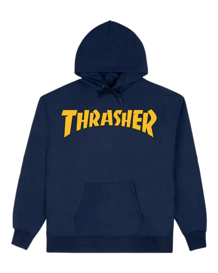 Толстовка Thrasher Cover Logo Hoodie Navy Толстовка Thrasher Cover Logo Hoodie Navy
