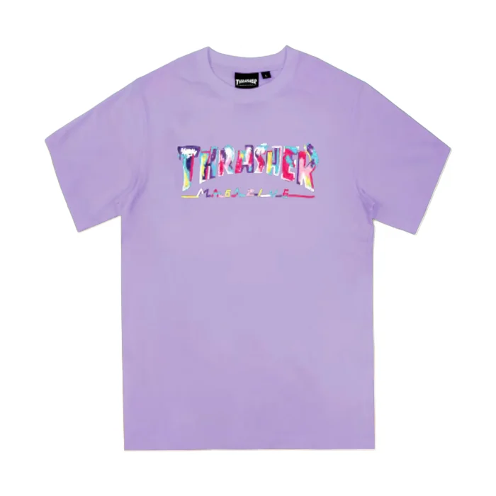 Футболка Thrasher Lollipop S/S T-Shirt Лавандовая Футболка Thrasher Lollipop S/S T-Shirt Лавандовая