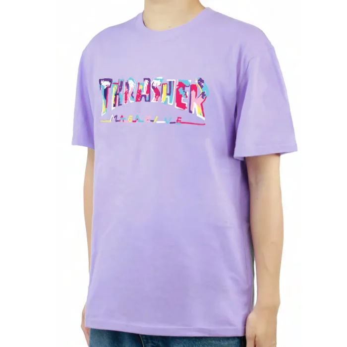 Футболка Thrasher Lollipop S/S T-Shirt Лавандовая