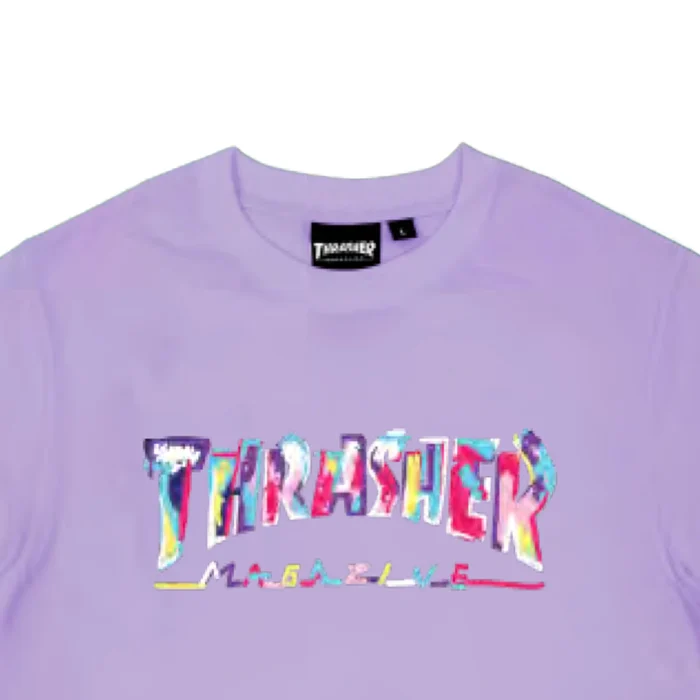 Футболка Thrasher Lollipop S/S T-Shirt Лавандовая