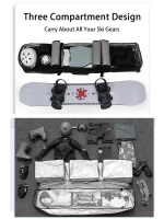 LDSki wheeled snowboard bag D-type