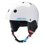 LOW PRO Snow Certified Helmet - Santa Cruz Signature Edition - Gloss White