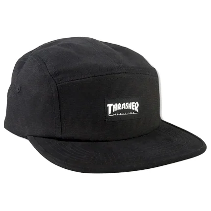 Кепка THRASHER 5 PANEL HAT (SS) (BLACK)
