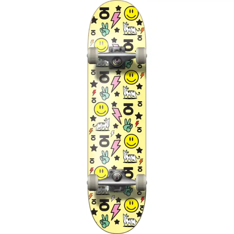 Детский скейтборд в сборе Union EMOJI 7.0" × 28" (Коллекция SS26)