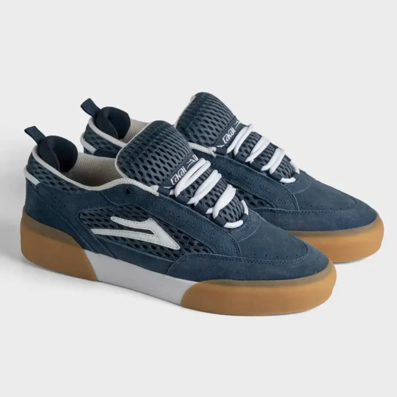 Кеды Lakai Payload: Navy Suede White Gum