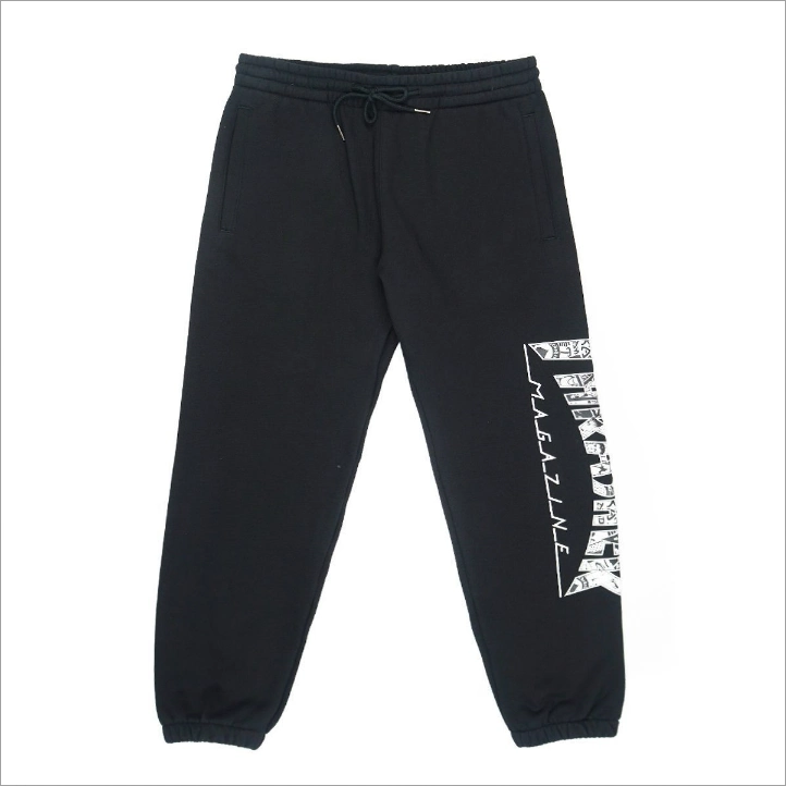 Заполнитель Штаны Thrasher Union sweatpants black and green Заполнитель Штаны Thrasher Union sweatpants black and green