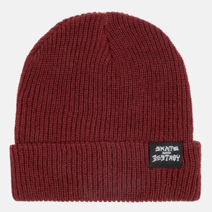 Шапка Thrasher Skate Goat maroon — вид спереди